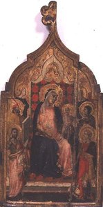 Madonna und Kind mit Heiligen