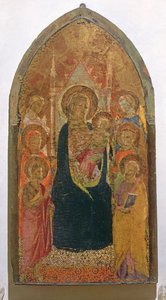 Madonna mit Kind und Heiligen von Taddeo Gaddi