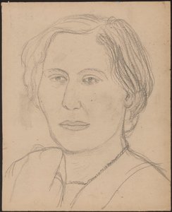 Kopf einer Frau von Tadeusz Makowski