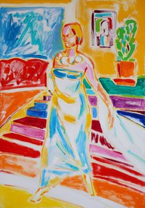 Selbstporträt nach Gerhard Richter, Tamara Jare von Tamara Jare