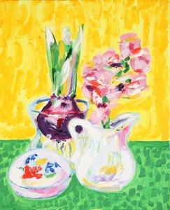 Frühlingshaftes florales Stillleben von Tamara Jare