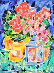 Lebendiges Blumenstillleben von Tamara Jare