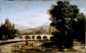 Dante und der Fluss Entella oder Passage Illustration des Purgatoriums in „Die göttliche Komödie“ von Dante Alighieri von Tammar Luxoro