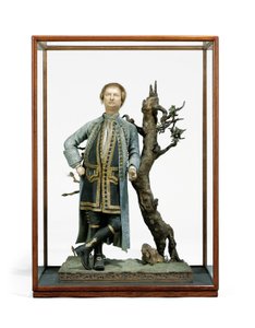 Bemalte Tonfigur, traditionell als David Garrick identifiziert, ca. 1770