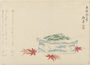Geschenk mit Ahornblättern von Tanaka Shûtei