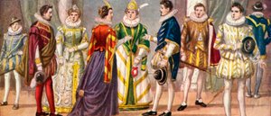 Italienische Kleidung des 16. Jahrhunderts von Tancredi Scarpelli