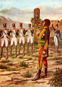 Joachim Murat vor einem Erschießungskommando in Kalabrien von Tancredi Scarpelli