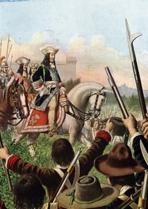 Spanischer Erbfolgekrieg: Herzog Vittorio Amedeo II. von Savoyen erklärt Frankreich den Krieg, indem er sich 1703 mit Österreich verbündet von Tancredi Scarpelli