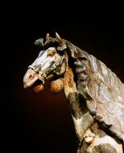 Detail eines Pferdes, spätes 7. - frühes 8. Jahrhundert