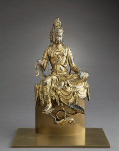 Sitzender Bodhisattva Avalokitesvara, 8. Jahrhundert von Tang Dynasty Chinese School