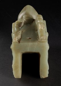 Der Junkunc Jade-Drachenkopf (Jade) von Tang Dynasty Chinese School