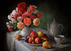 Rosen Obst Teestunde