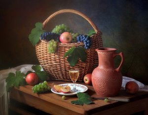 Rustikales Erntestillleben von Tatyana Skorokhod
