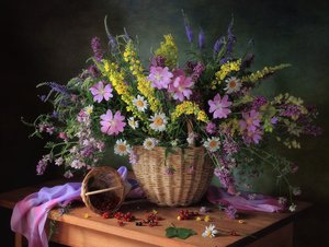 Rustikaler Sommerstrauß von Tatyana Skorokhod