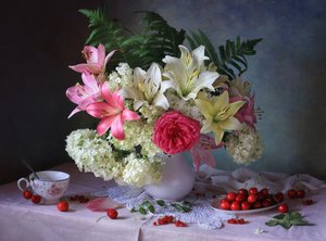 Sommerliches Blumenstillleben