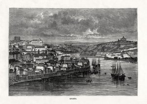 Oporto, Portugal, 19. Jahrhundert von Taylor