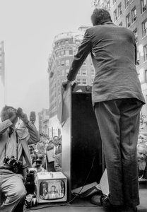 John F. Kennedy hält eine Wahlkampfrede in Seattle, WA