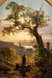 Landschaft von Florenz vom Hügel von St. Miniato von Telemaco Signorini