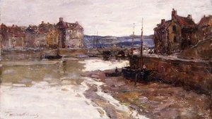 Früher Morgen, St. Valery en Caux, Normandie