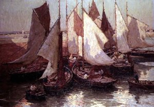 Die Uferpromenade, Honfleur