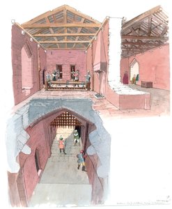 Goodrich Castle, 12. Jahrhundert, 1990-2010