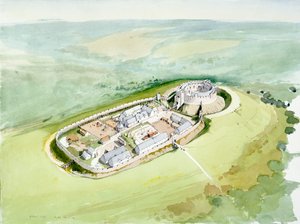 Restormel Castle, 14. Jahrhundert, ca. 1990-2010 von Terry Ball