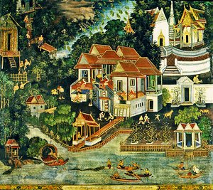 Krokodiljagd, Wirharn Sasada, Wat Bowonniwet Vihara, Bangkok