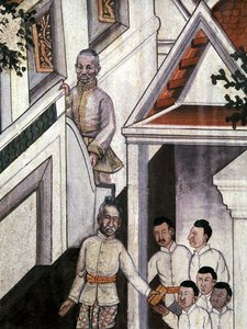 Porträt von König Mongkut nach Fotografien von Thai School