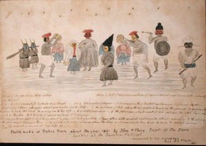 Skizze des Gurkha-Lebens in Dehra Dun, ca. 1821 von The Hon. Frederick Shore