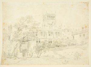 Gartenfront eines der Prälatenhäuser von The Rev. John Eagles
