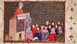 Erzbischof Arundel predigt im Namen von Heinrich, aus 