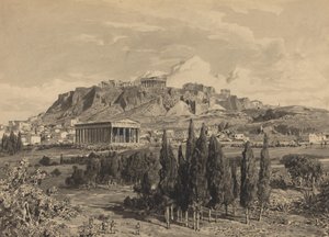 Tempel des Hephaistos, 1890 von Themistocles von Eckenbrecher