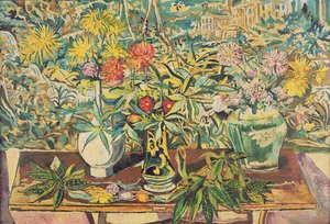 Herbstchrysanthemen von Theo Garman
