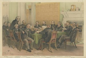 Der Kabinettsrat 1883 von Theobald Chartran