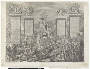 Allegorische Darstellung der Welt (Die Welt) von Theodoor Koning