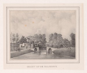 Maliebrücke in Utrecht von Theodoor Soeterik (possibly)