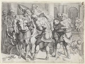 Versöhnung zwischen Odysseus und den ithakischen Rebellen von Theodoor van Thulden
