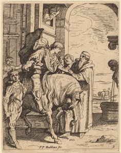 Der verlorene Sohn verabschiedet sich von seinem Vater von Theodoor van Thulden after Sir Peter Paul Rubens