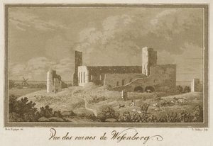 Ansicht der Ruinen der Burg Rakvere