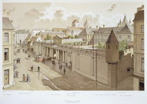 Ansicht des Tempels im Jahr 1770, Illustration aus 