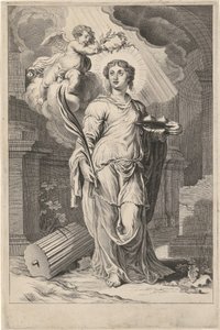 Hl. Agatha von Theodor Matham