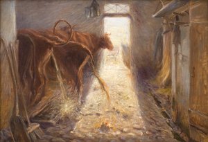 Kuhstall auf der Insel Saltholm von Theodor Philipsen