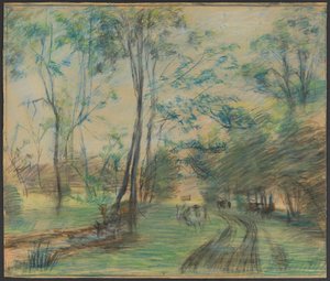 An der Schwarza bei Mejlgård von Theodor Philipsen