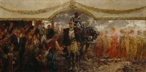 Das Volk erweist Bismarck Ehre, 1911 von Theodor Rocholl
