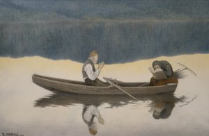 Über Meer und Fluss von Theodor Kittelsen