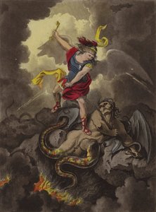Satan in Ketten von Theodore (after) Lane