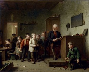 Das Klassenzimmer, 1872 von Theodore Bernard de Heuvel