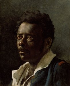Schwarzer Mann (Porträtstudie) von Theodore Gericault