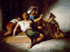 Italienische Familie von Theodore Gericault