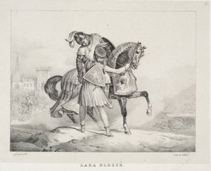 Lara verwundet von Theodore Gericault